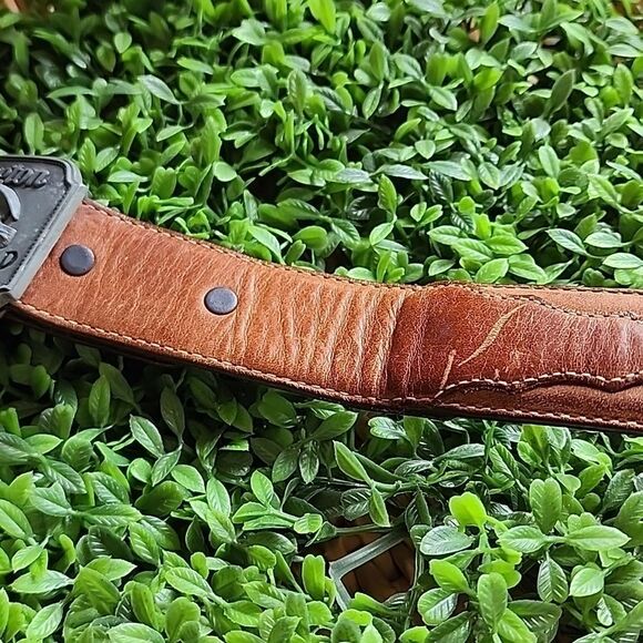 Remington Belt Canada Goose Buckle Original Sculpted By Sid Bell 1980 - Picture 12 of 15